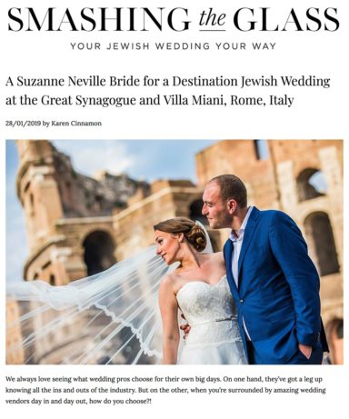 Destination Jewish Wedding at Villa Miani in Rome