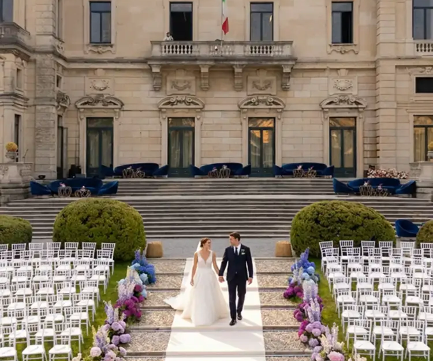 Luxury wedding on Lake Como