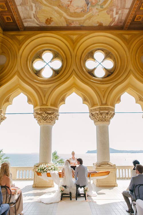 Lake Garda wedding ceremony Isola del Garda