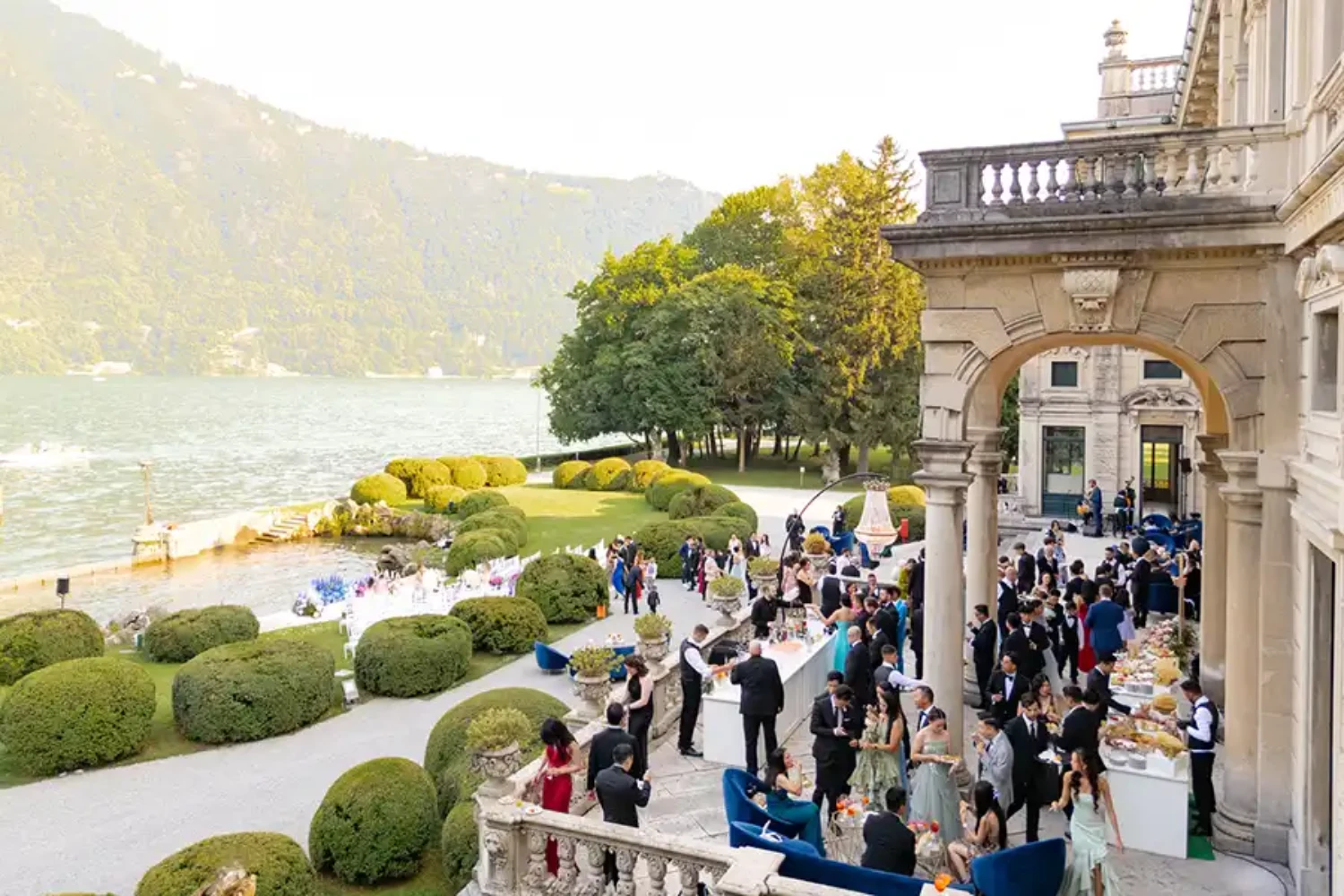 Luxury wedding on Lake Como