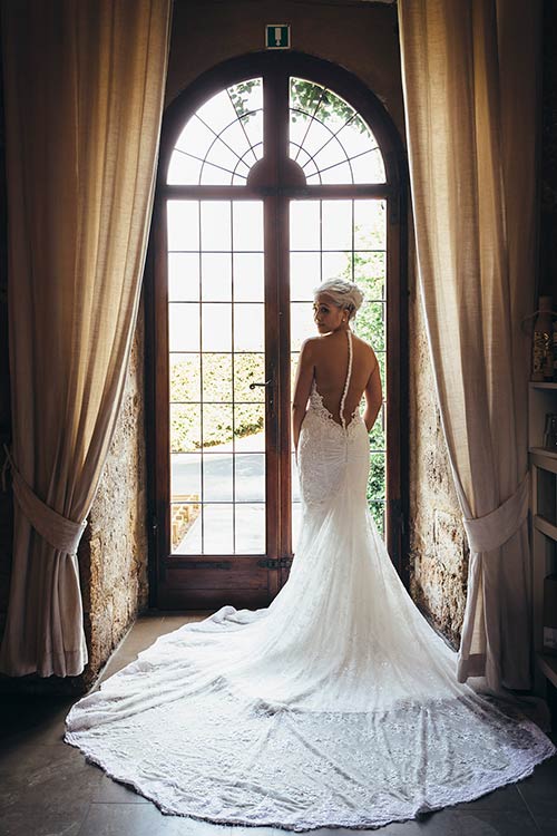 Amazing Kim's wedding dress