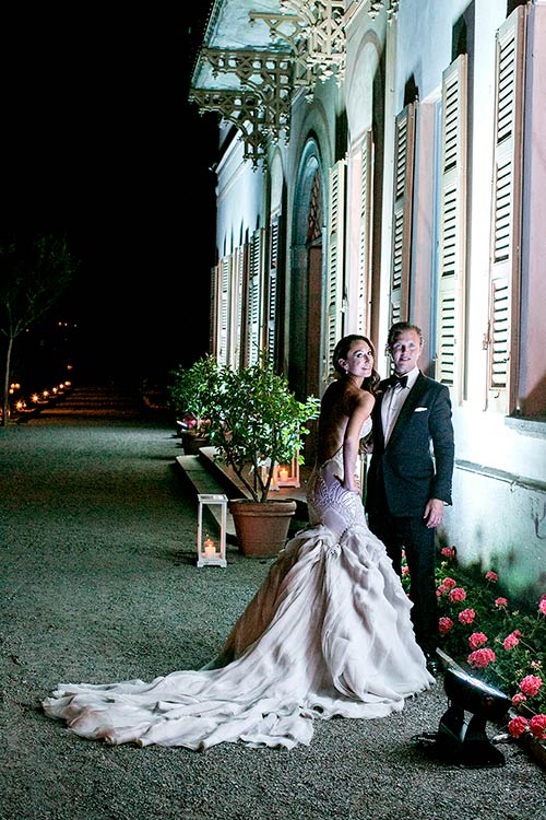 A spume stylish wedding on Lake Como!