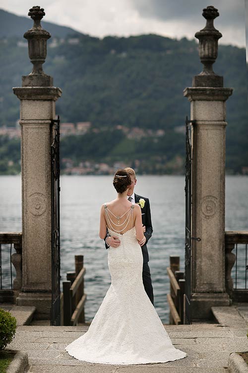 Stylish wedding on Lake Orta