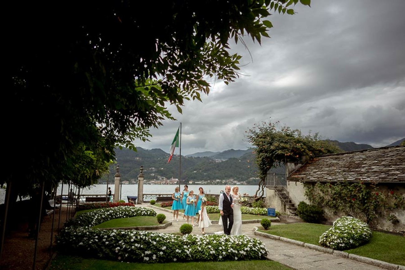 Civil wedding at Villa Bossi - photo by David Bastianoni