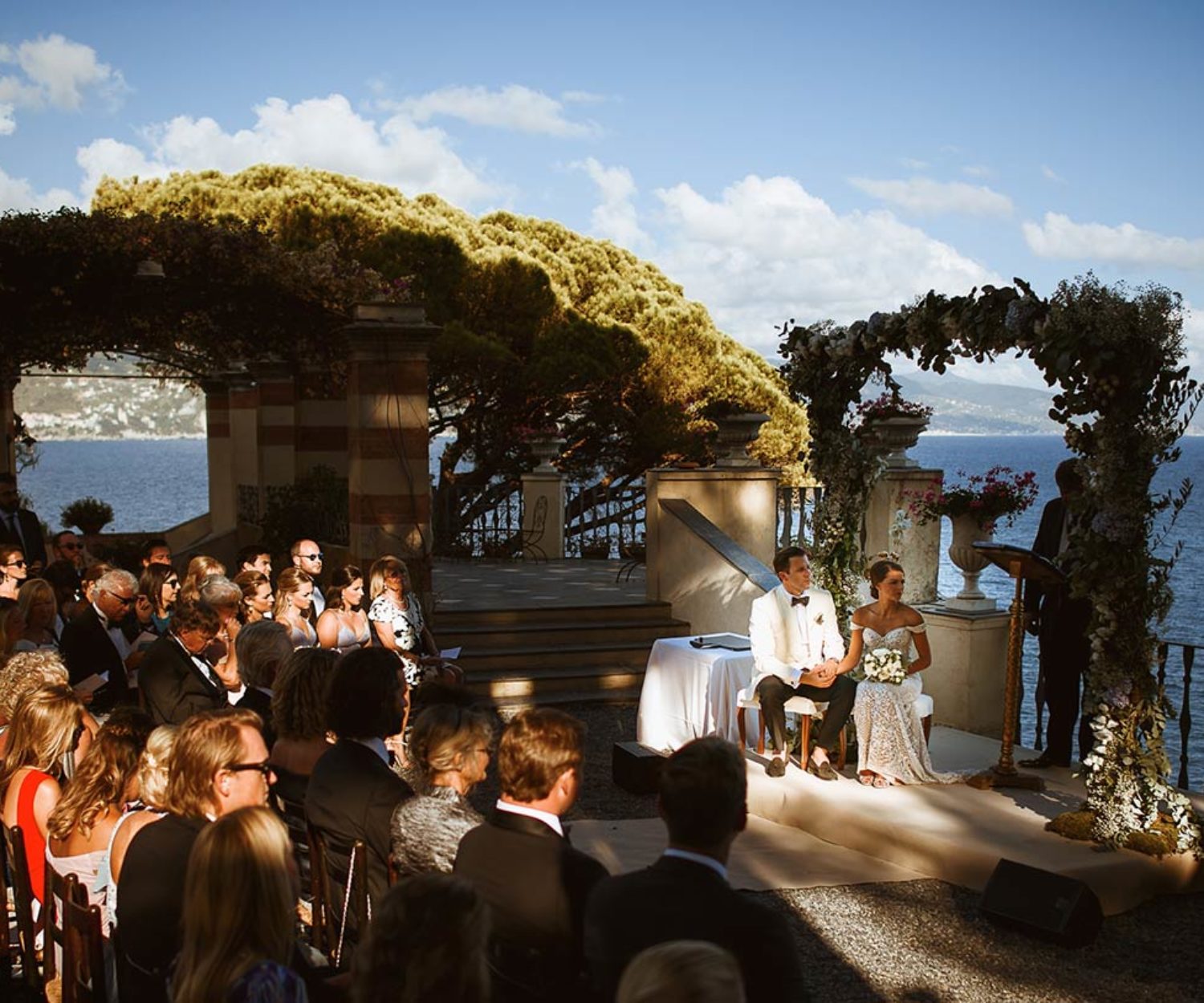 Wedding abbey La Cervara in Portofino