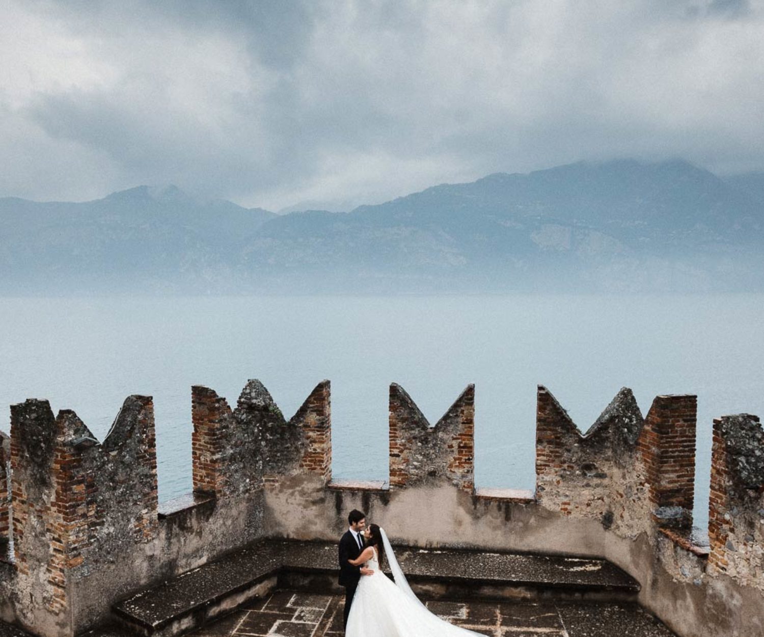 Wedding at Malcesine Castle lake Garda