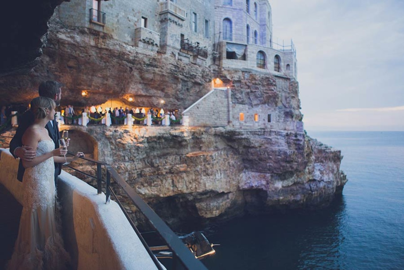 Grotta Palazzese, wedding in Apulia - photos by Richard Pickavance