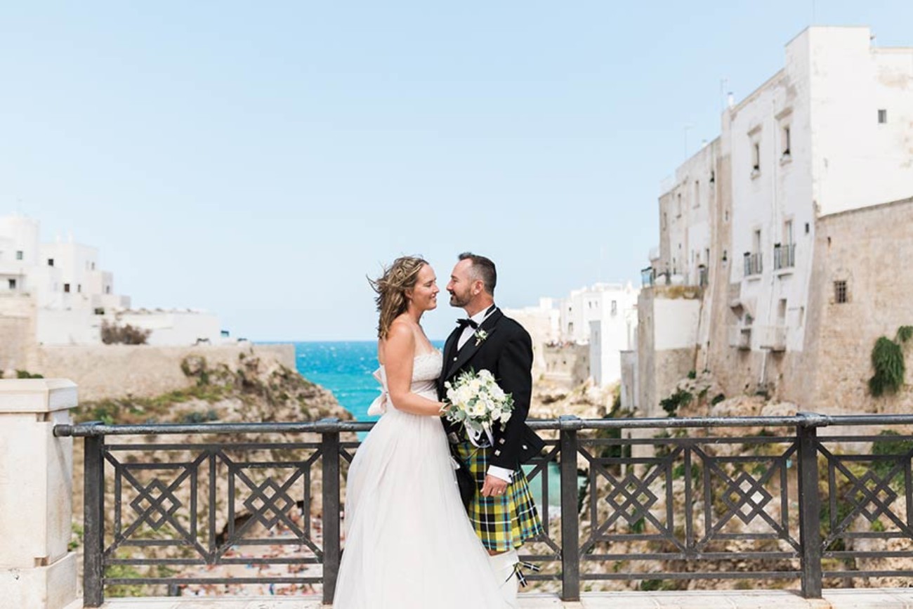 Polignano a Mare, seaside wedding in Apulia - photo Antonio Di Rocco