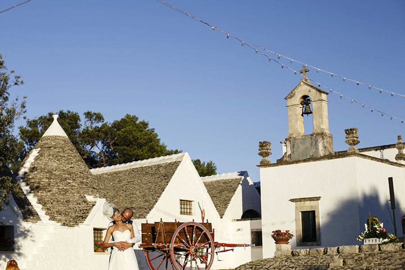 Trulli of Alberobello, wedding in Apulia - photo Studio Morlotti