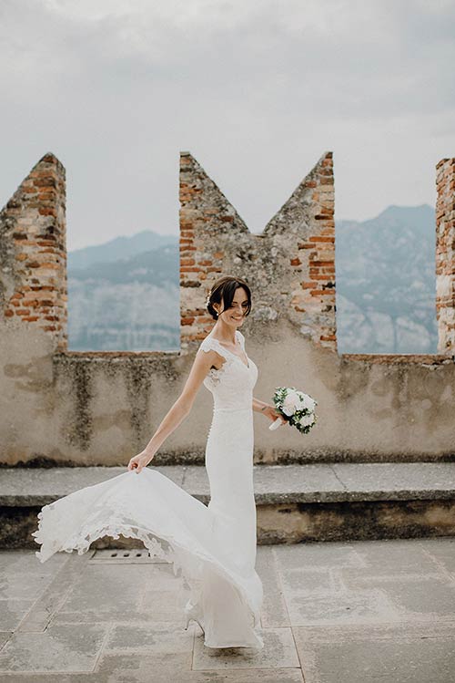 Italy's best wedding planners in Malcesine Castle