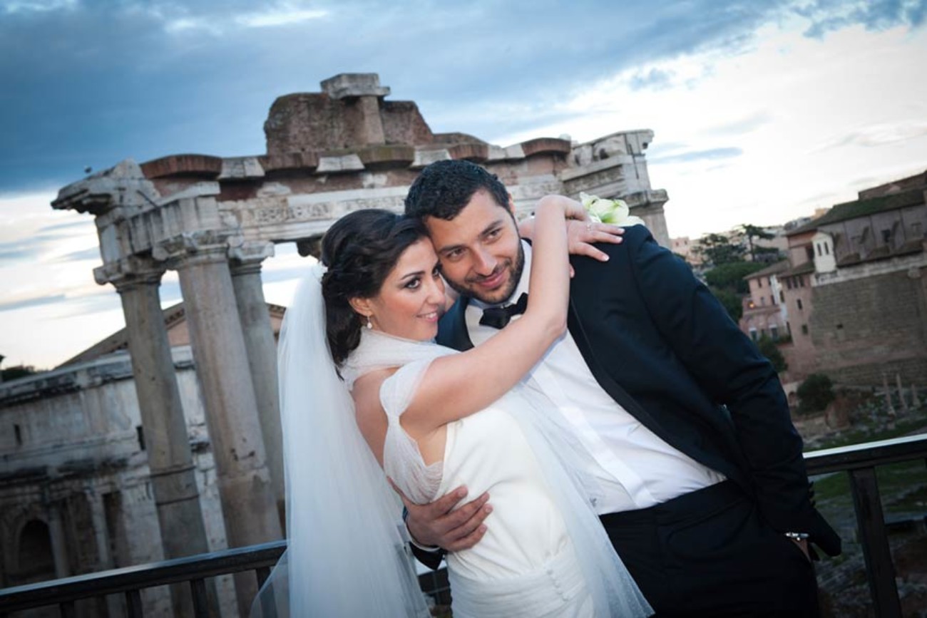 Roman Forum wedding - photo Ferri & Zingone