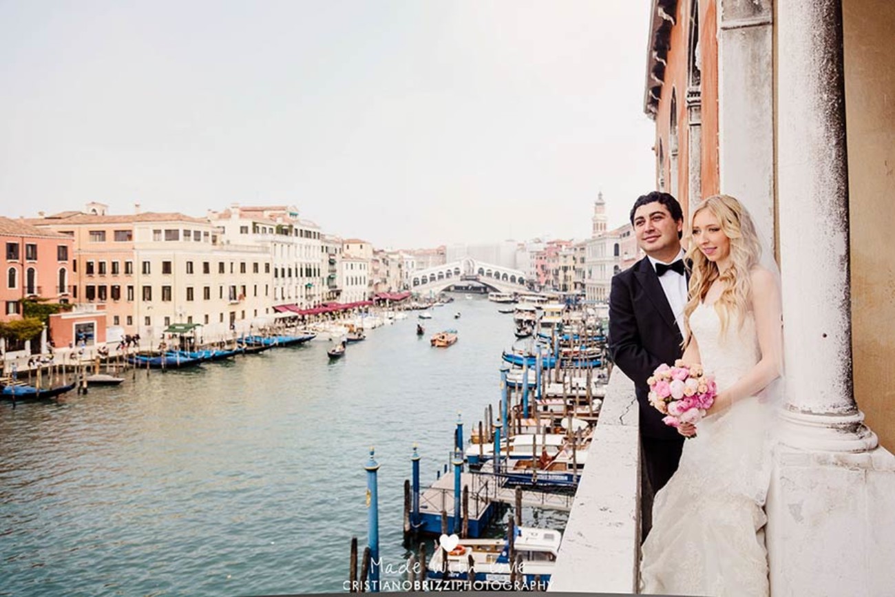 Canal Grande, Italy’s best wedding planners. Photo by Cristiano Brizzi