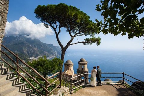 A very intimate wedding in Ravello on Amalfi Coast