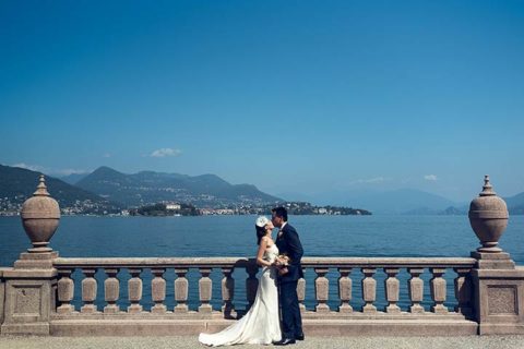 An Orange Themed Wedding on Lake Maggiore