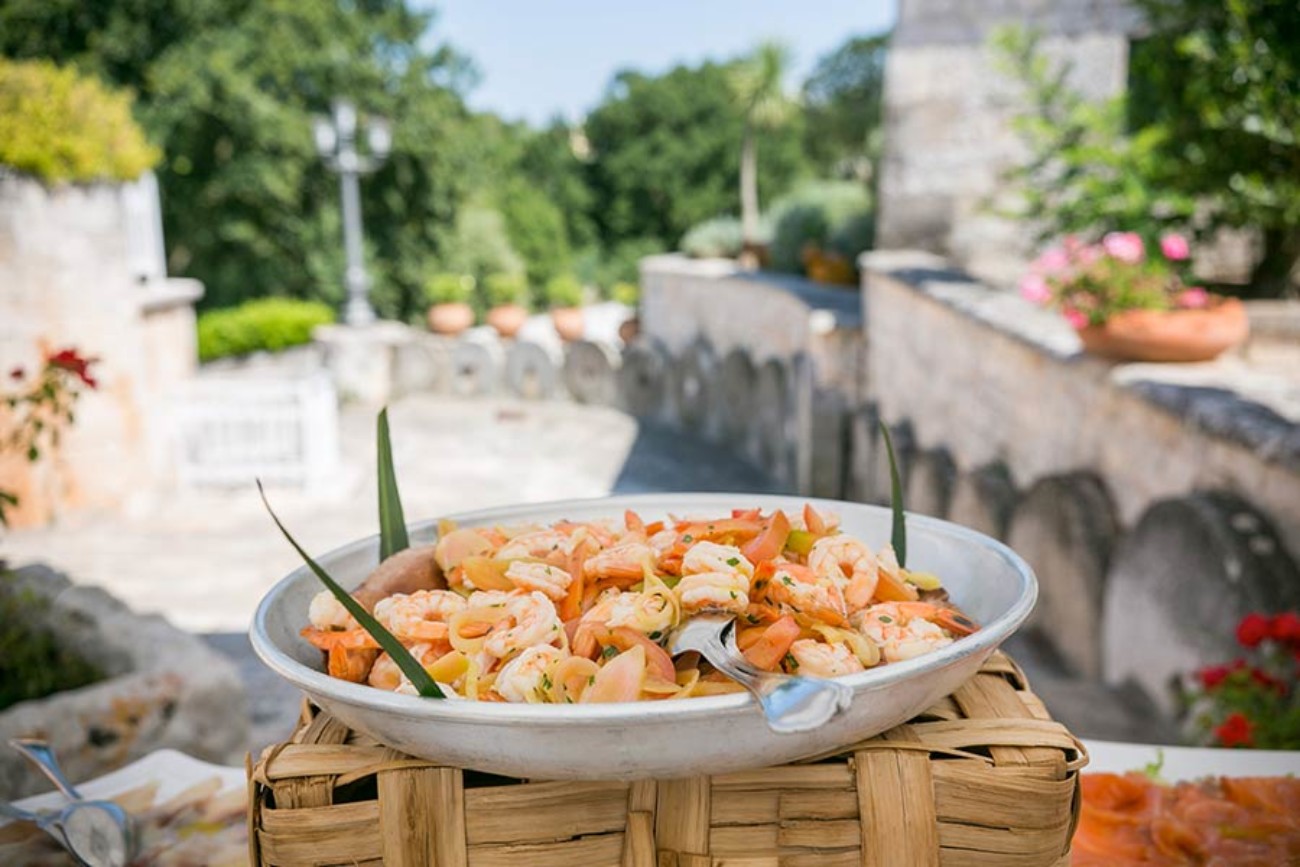 Traditional Italian wedding food