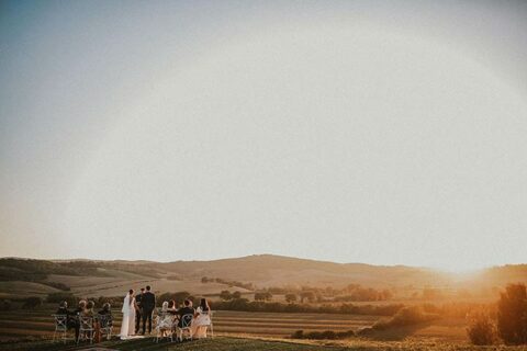 A microwedding in Tuscany