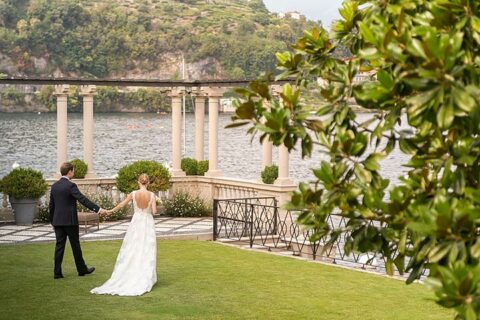 A fancy wedding at Villa d'Este, Lake Como