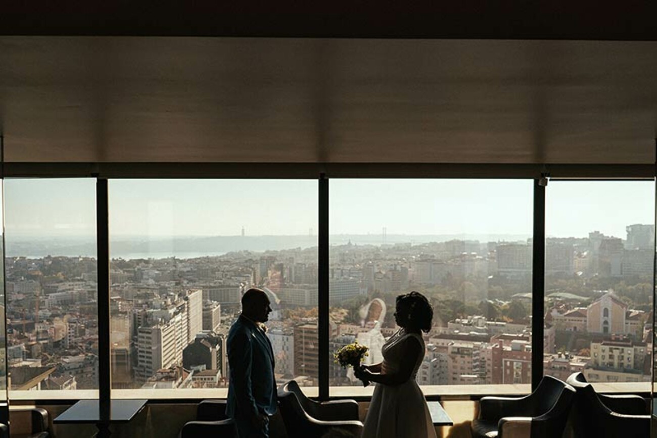 Charity wedding in Lisboa Portugal: Margarita & Jose