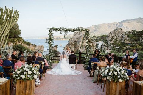 An American wedding in Scopello, Sicily