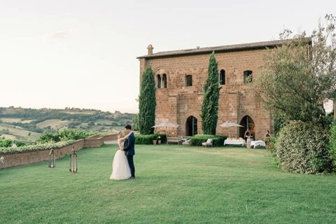 An intimate wedding in Umbria