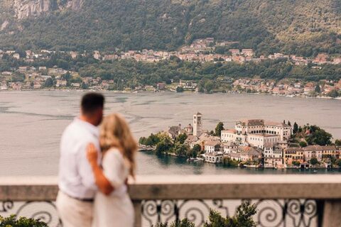 A Romantic Microwedding on Lake Orta