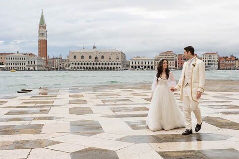 A Romantic Interfaith Destination Wedding in Venice